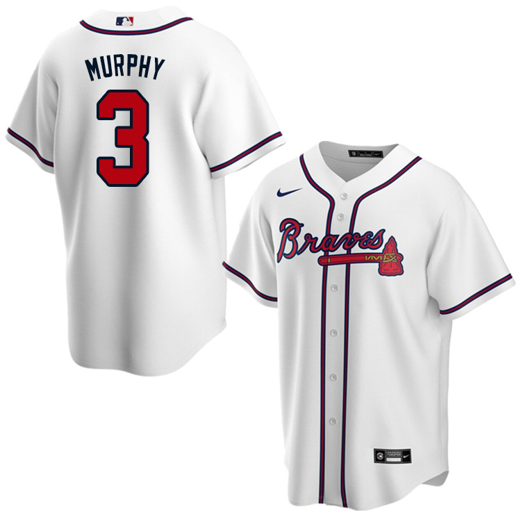 Nike Men #3 Dale Murphy Atlanta Braves Baseball Jerseys Sale-White